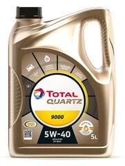 Total Quartz 9000 5W-40 variklių alyva, 5L kaina ir informacija | Total Autoprekės | pigu.lt