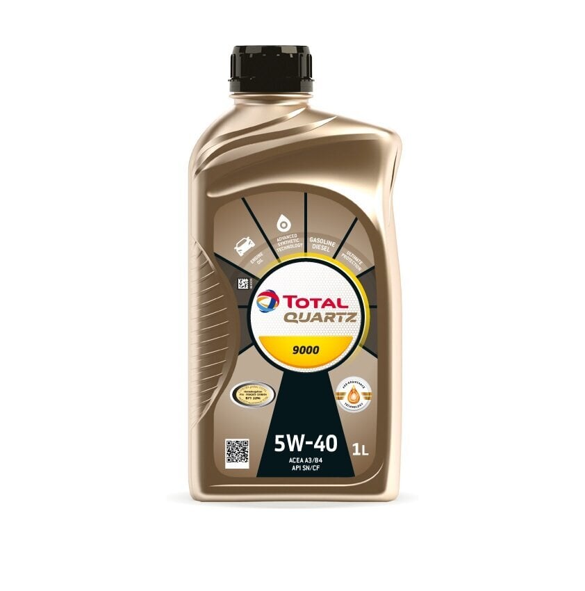 TOTAL Quartz 9000 5W-40 variklių alyva, 1L цена и информация | Variklinės alyvos | pigu.lt