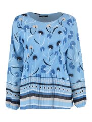 Женская блузка Zabaione, FLORA PL*01, синий/черный цвет, 4063942905167 цена и информация | Женские блузки, рубашки | pigu.lt