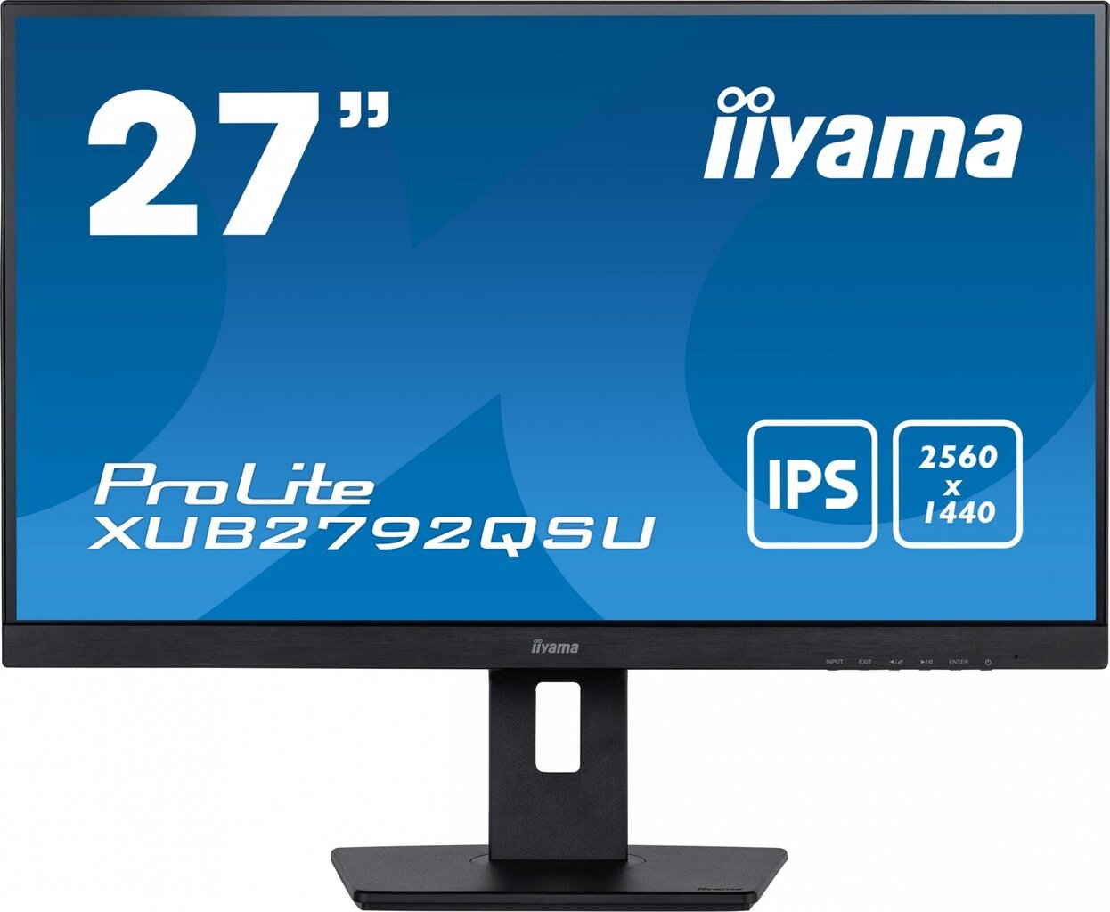 Iiyama XUB2792QSU-B5 kaina ir informacija | Monitoriai | pigu.lt