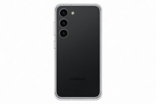 MS911CBE Frame Cover Samsung Galaxy S23, Black kaina ir informacija | Telefono dėklai | pigu.lt