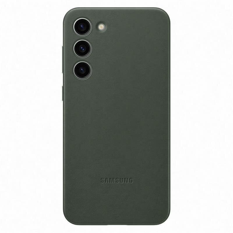Dėklas Leather Case skirtas Samsung Galaxy S23 Plus, žalia kaina ir informacija | Telefono dėklai | pigu.lt