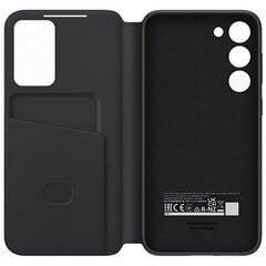 EF-ZS916CBE Samsung Clear View Cover for Galaxy S23+ Black цена и информация | Чехлы для телефонов | pigu.lt