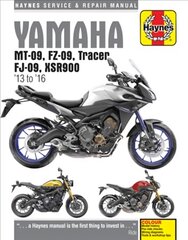Yamaha MT-09, FZ-09, Tracer, FJ-09, Xsr900 (03 -19): 2013 to 2019 kaina ir informacija | Kelionių vadovai, aprašymai | pigu.lt