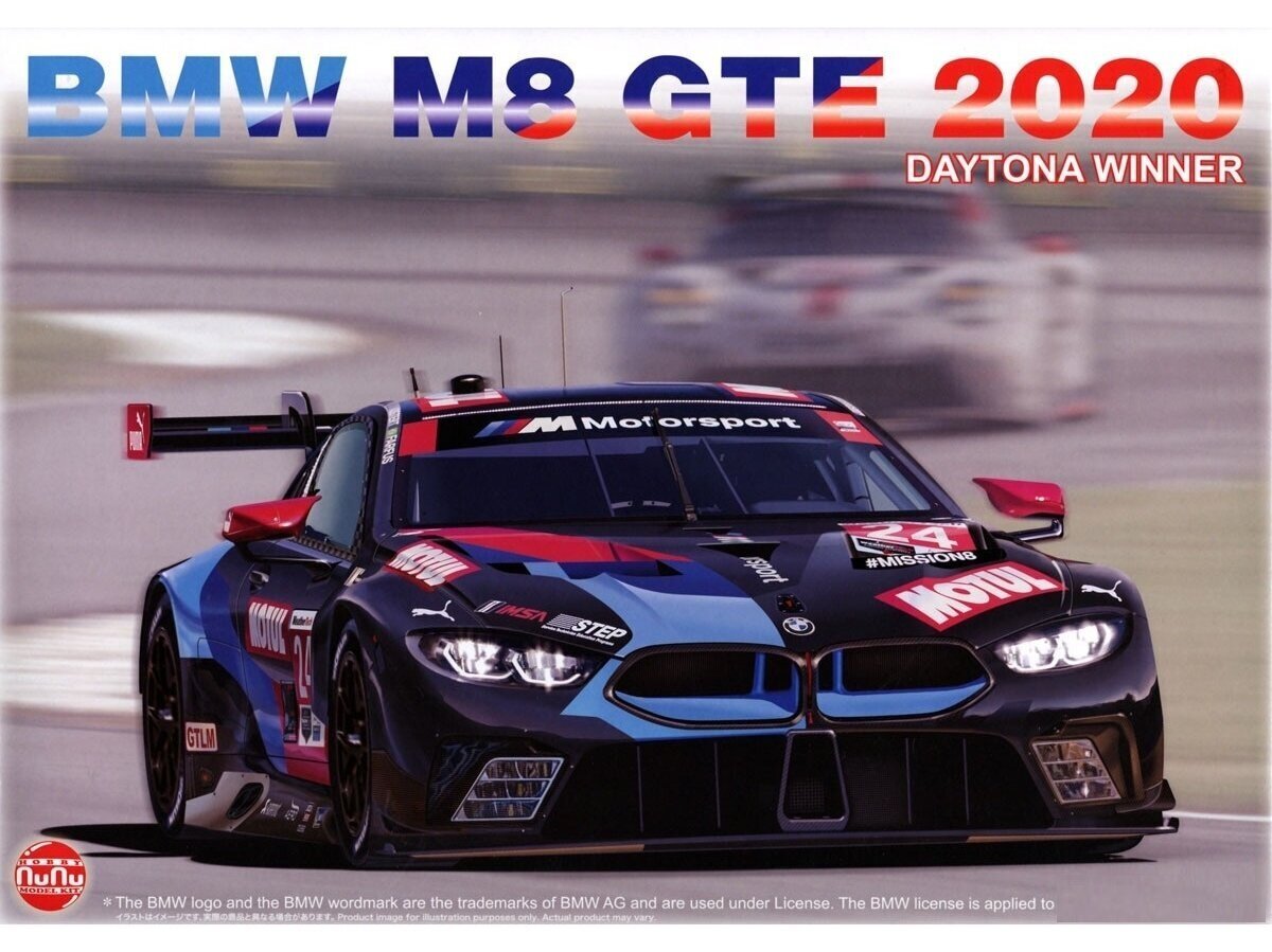 Konstruktorius NuNu - BMW M8 GTE 2020 Daytona laimėtojas, 1/24, 24036 kaina ir informacija | Konstruktoriai ir kaladėlės | pigu.lt