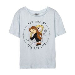 Футболка для девочек Frozen, синяя цена и информация | Рубашки для девочек | pigu.lt