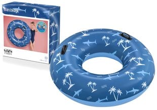 Pripučiamas plaukimo ratas 119 cm, mėlynas kaina ir informacija | Pripučiamos ir paplūdimio prekės | pigu.lt
