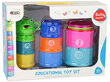 Lean toys Edukacinė piramidė puodeliai „Skaičiai ir Raidės“ kaina ir informacija | Lavinamieji žaislai | pigu.lt