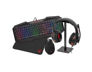 Rinkinys Subsonic Raiden Pro Gamer Pack 5 in1 Qwerty SA5605-Q kaina ir informacija | Klaviatūros | pigu.lt