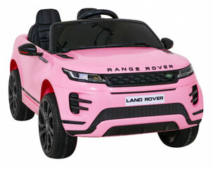Vienvietis elektromobilis Range Rover Evoque, rožinis kaina ir informacija | Elektromobiliai vaikams | pigu.lt