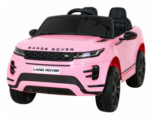 Vienvietis elektromobilis Range Rover Evoque, rožinis kaina ir informacija | Elektromobiliai vaikams | pigu.lt