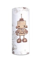 Хлопковая пеленка, 70x80, с роботами цена и информация | Пеленальные доски и пеленки | pigu.lt