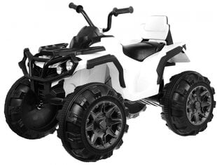 Vaikiškas keturratis Quad ATV, baltas kaina ir informacija | Elektromobiliai vaikams | pigu.lt