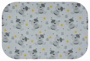 Хлопковая пеленка, 70x80 см, с плюшевыми мишками цена и информация | Пеленальные доски и пеленки | pigu.lt