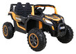 Vienvietis elektromobilis Buggy UTV 2000M Racing, geltonas цена и информация | Elektromobiliai vaikams | pigu.lt