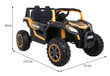 Vienvietis elektromobilis Buggy UTV 2000M Racing, geltonas цена и информация | Elektromobiliai vaikams | pigu.lt