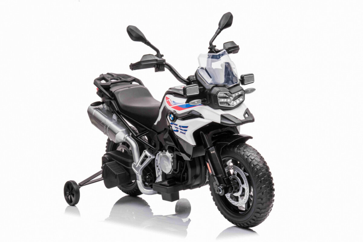 Elektrinis motociklas BMW F850GS, baltas kaina ir informacija | Elektromobiliai vaikams | pigu.lt