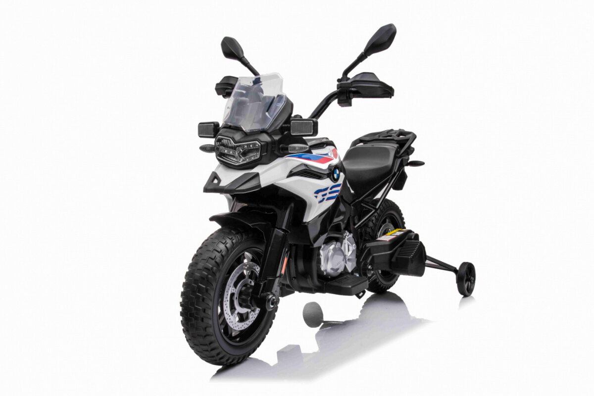 Elektrinis motociklas BMW F850GS, baltas kaina ir informacija | Elektromobiliai vaikams | pigu.lt