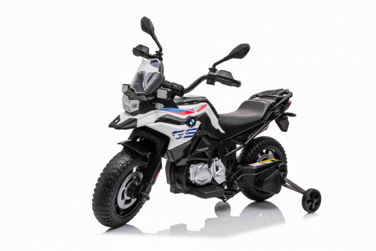 Elektrinis motociklas BMW F850GS, baltas kaina ir informacija | Elektromobiliai vaikams | pigu.lt