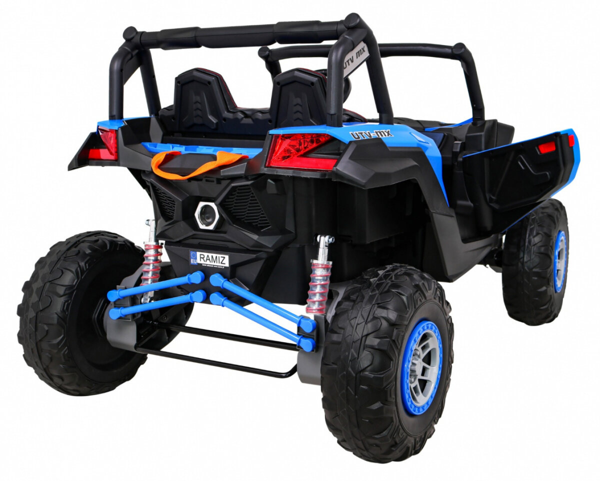 Dvivietis elektromobilis Buggy UTV-MX, mėlynas kaina ir informacija | Elektromobiliai vaikams | pigu.lt