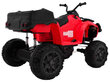 Keturratis "Quad XL ATV" su bagažine, raudonas kaina ir informacija | Elektromobiliai vaikams | pigu.lt