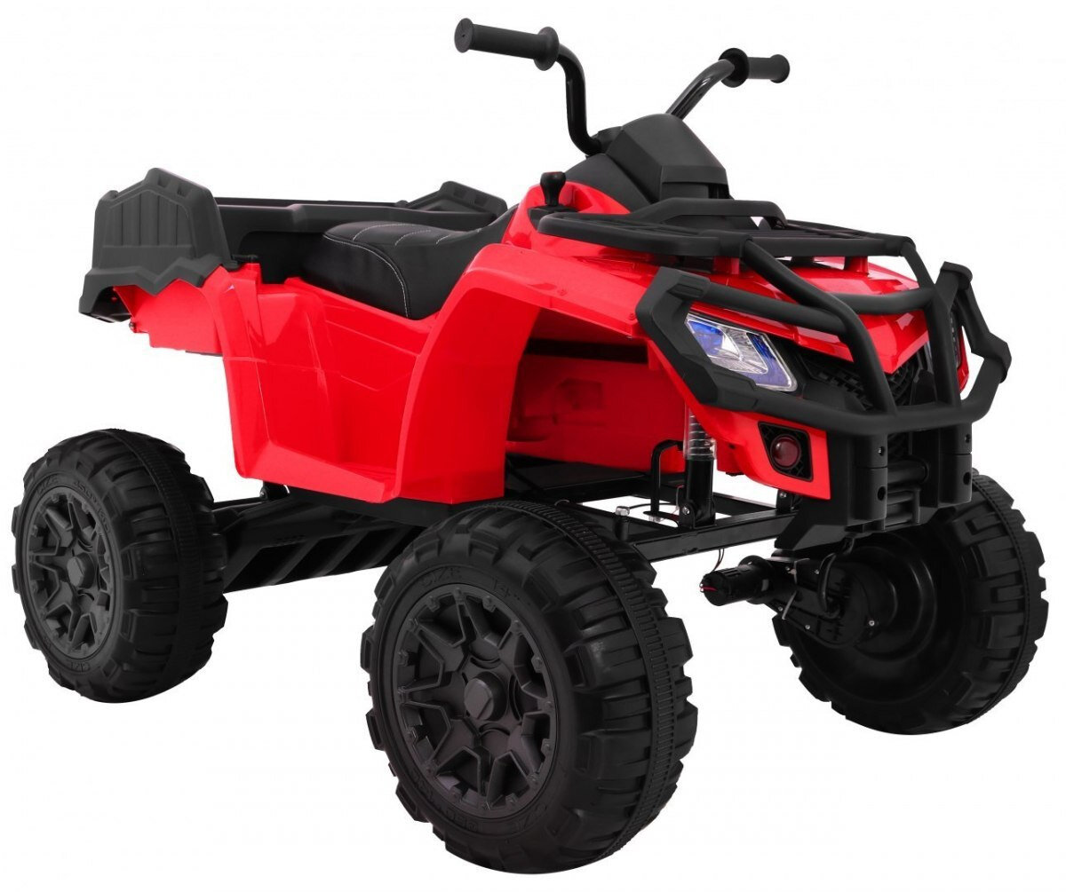 Keturratis "Quad XL ATV" su bagažine, raudonas kaina ir informacija | Elektromobiliai vaikams | pigu.lt