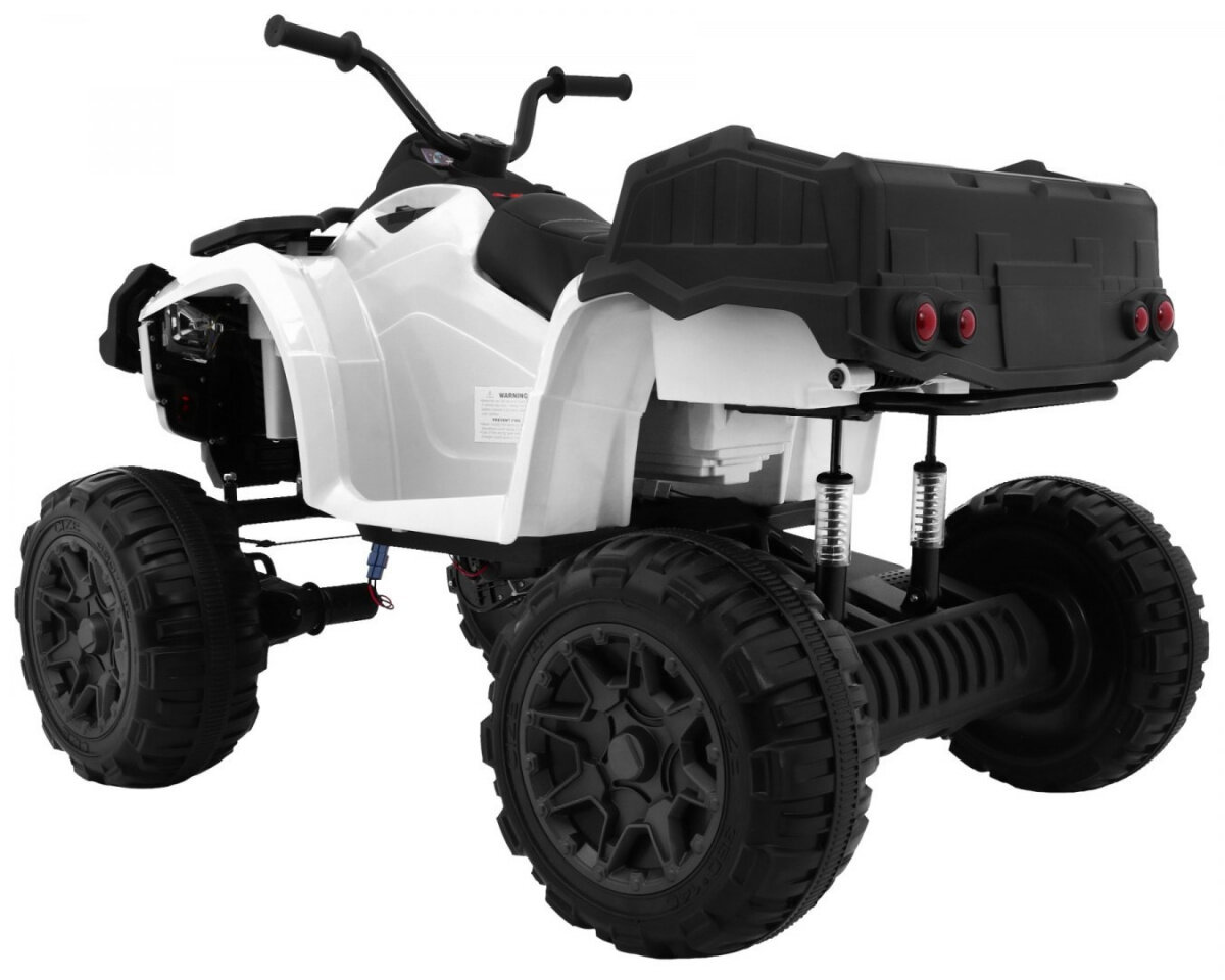 Vaikiškas keturratis Quad XL ATV, baltas цена и информация | Elektromobiliai vaikams | pigu.lt