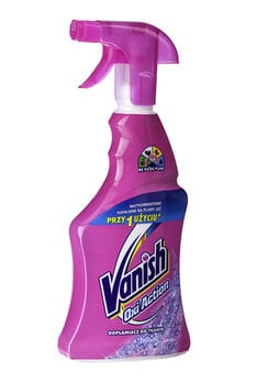 Vanish Oxi Action Spray audinių dėmių valiklis, 500 ml kaina ir informacija | Skalbimo priemonės | pigu.lt