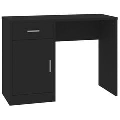 Rašomasis stalas vidaXL, Apdirbta mediena, 100x40x73cm, juoda kaina ir informacija | Kompiuteriniai, rašomieji stalai | pigu.lt