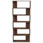 vidaXL Spintelė knygoms/pertvara, ruda ąžuolo, 80x24x192cm, mediena kaina ir informacija | Lentynos | pigu.lt
