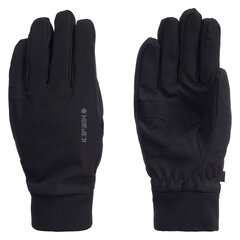 Icepeak перчатки softshell HARTWELL, черные цена и информация | Женские перчатки | pigu.lt