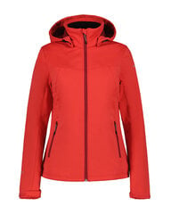 Женская куртка софтшелл Icepeak BOISE, кораллово-красный цена и информация | Женские куртки | pigu.lt