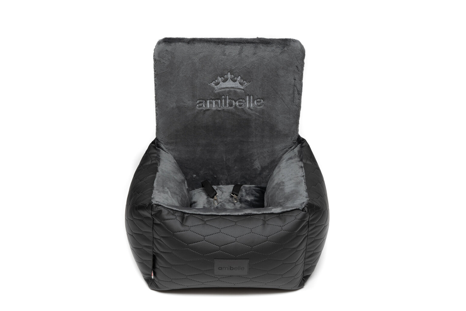 Amibelle guolis-fotelis Bella, juodas, 50x 50 x 35x 60 cm kaina ir informacija | Kelioniniai reikmenys | pigu.lt