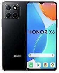 Honor X6 4/64GB Dual SIM Midnight Black 5109AJKW kaina ir informacija | Mobilieji telefonai | pigu.lt