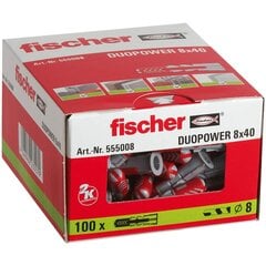 Штифты Fischer 8 x 40 мм, 100 штук цена и информация | Крепежные изделия | pigu.lt