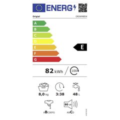 Origial ORIWM8EW kaina ir informacija | Skalbimo mašinos | pigu.lt