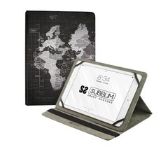 Subblim Trendy Case World Map, 10.1" kaina ir informacija | Planšečių, el. skaityklių dėklai | pigu.lt