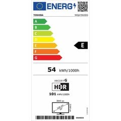 Toshiba 50QA7D63DG kaina ir informacija | Toshiba Buitinė technika ir elektronika | pigu.lt