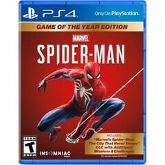 Marvel Spiderman Game Of The Year, PS4 цена и информация | Компьютерные игры | pigu.lt