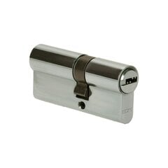 цилиндр EDM r15 Европейская Длинная камера Серебристый никель (70 mm) цена и информация | Дверные замки | pigu.lt