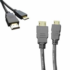 HDMI Kabelis EDM 1,5 m juodas kaina ir informacija | Kabeliai ir laidai | pigu.lt