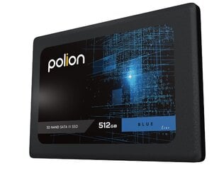 SSD kietasis diskas POLION 512GB 2,5" SATA III kaina ir informacija | Vidiniai kietieji diskai (HDD, SSD, Hybrid) | pigu.lt