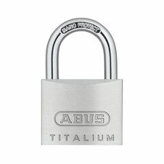 Spynos raktas ABUS Titalium 64ti/35 Plienas Aliuminis normalus (3,5 cm) kaina ir informacija | Spynos | pigu.lt