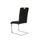 Valgomojo kėdė DKD Home Decor, juoda цена и информация | Virtuvės ir valgomojo kėdės | pigu.lt