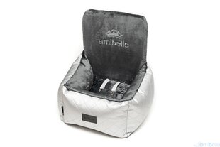 Amibelle guolis-fotelis Bella, sidabras, 50x 50 x 35x 60 cm kaina ir informacija | Kelioniniai reikmenys | pigu.lt