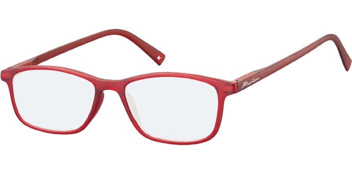 Skaitymo akiniai su apsauga nuo mėlynos šviesos "Montana" Red kaina ir informacija | Akiniai | pigu.lt