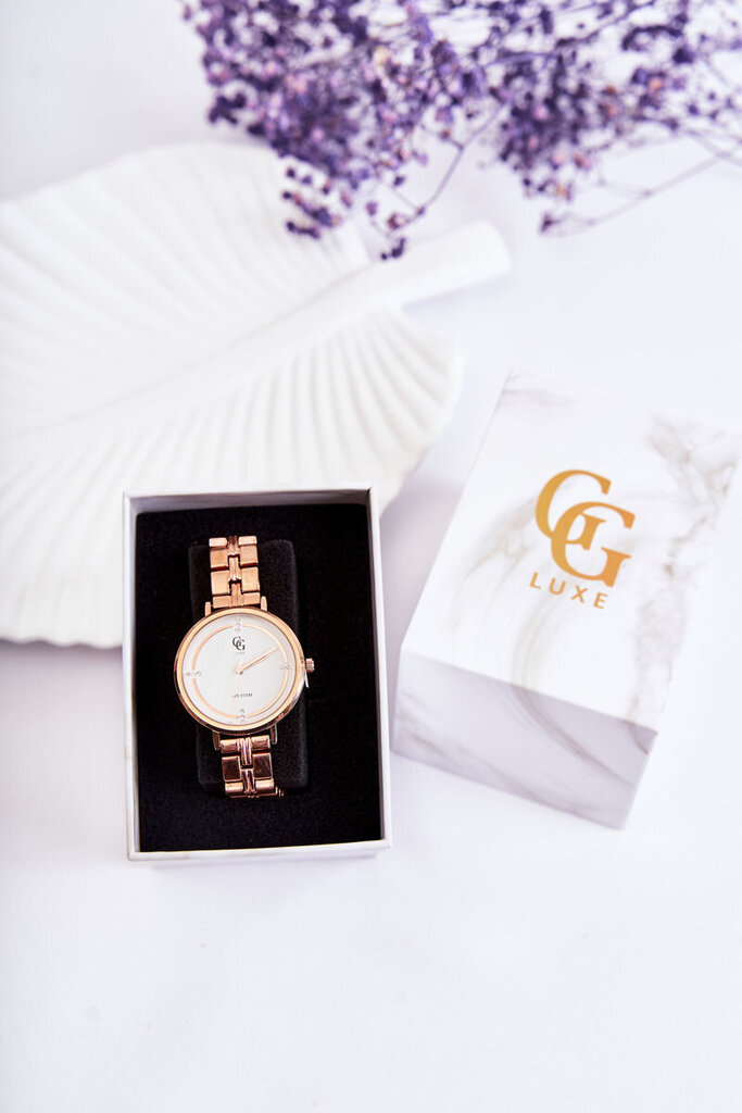 Laikrodis moterims GG Luxe Rose Gold kaina ir informacija | Moteriški laikrodžiai | pigu.lt