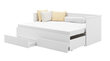Lova ADRK Furniture Hela II, balta цена и информация | Lovos | pigu.lt