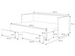 Lova ADRK Furniture Hela II, balta kaina ir informacija | Lovos | pigu.lt