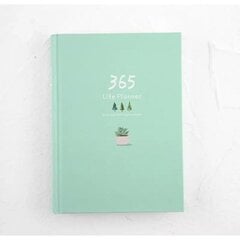 365 dienų užrašų knygelė-dienoraštis Šviesiai žalia kaina ir informacija | Sąsiuviniai ir popieriaus prekės | pigu.lt